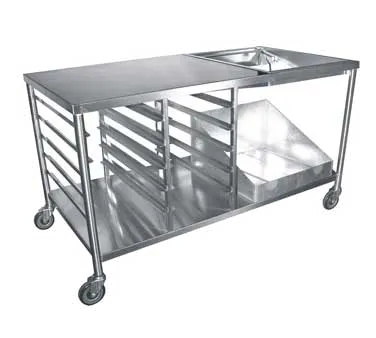 GSW USA DN-TBL Premium Donut Table, 34"W X 66"L X 36"H
