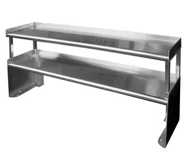 GSW USA DS-SP72 Double Overshelf, 72-1/4"L X 12"W, Stainless Steel Construction