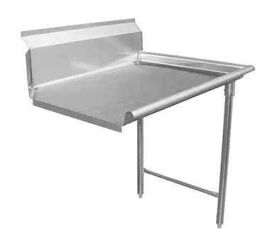 GSW USA DT60C-R 60" Clean Straight Dishtable, Left-to-Right, 16 Gauge 304 S.Steel / Left to Right