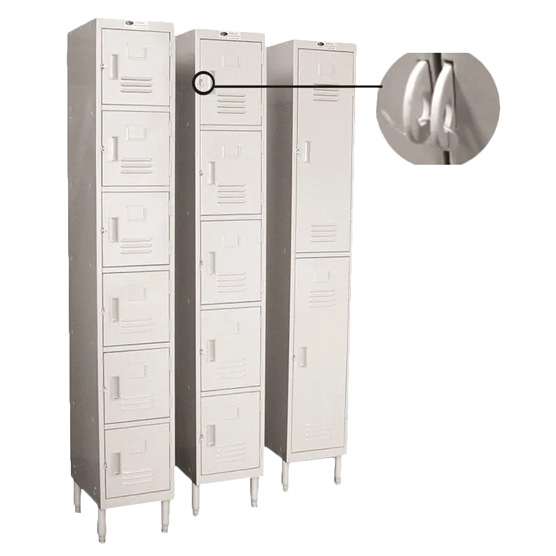 GSW USA ELS-5DR 5-Tier Employee Storage Locker w/ Door Pulls - 12"W X 16"D X 77"H
