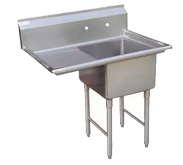 GSW USA SE18181L24 One Compartment Sink, 45-1/8"W X 24"D X 45"H