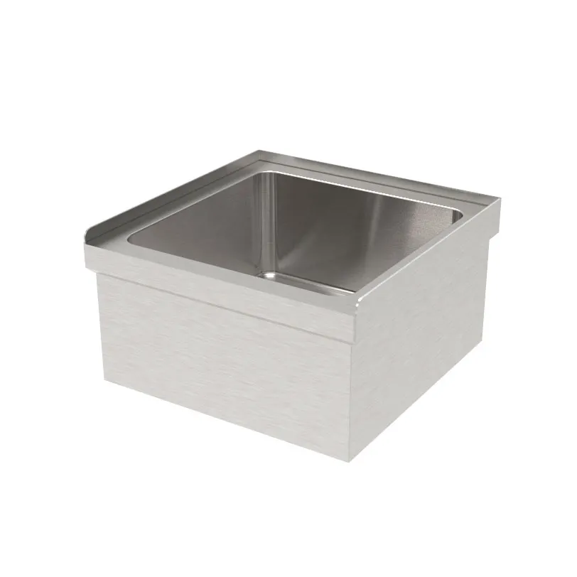 GSW USA SE2024FM-UP Mop Sink, Floor Mount, with 1" Upturn