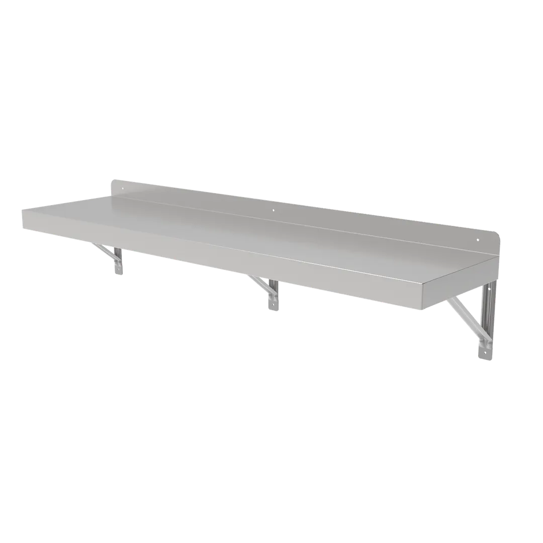 GSW USA WS-E1248 Wall-Mounted Economic Shelf - 48"W X 12"D X 11"H