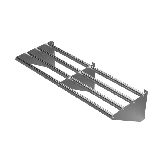 GSW USA WS-WD1660 60"W Wall Mount Tubular Dish Drainage Shelf