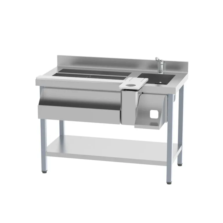 Infrico USA IMD-BST1200N Ice Cooled Neutral Bar Station Counter, Ice Bin