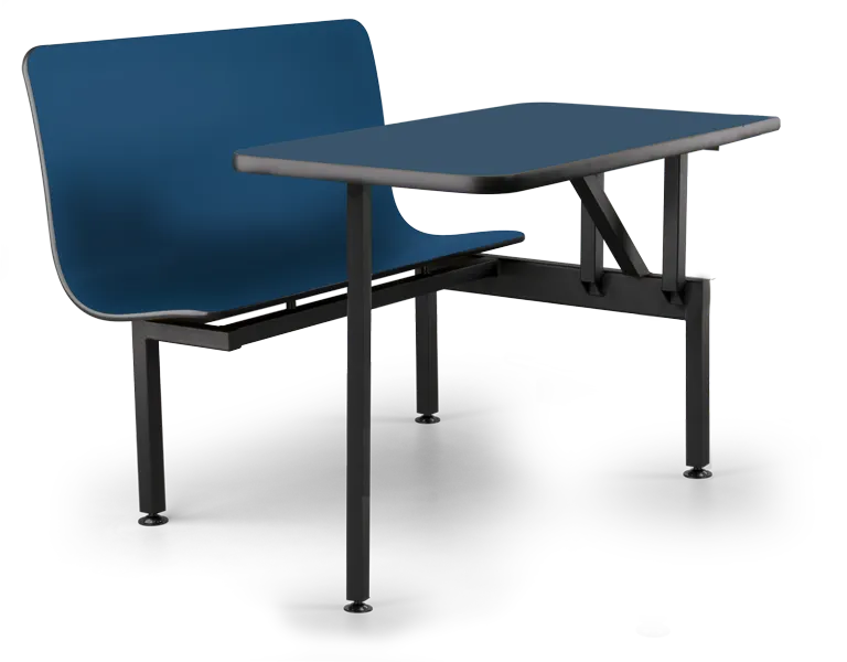 JustChair CONT-ADA-42 Contour Table Unit, 42in L, ADA Compliant, Black, Laminated Top, Welded Steel Frame