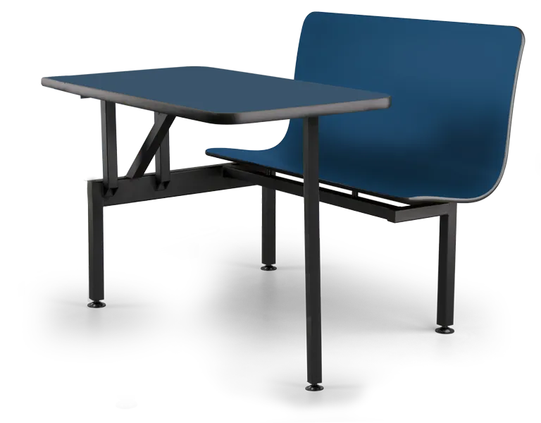 JustChair CONT-ADA-44 Contour Table Unit, 44in L, ADA Compliant, Black, Laminated Top, Welded Steel Frame