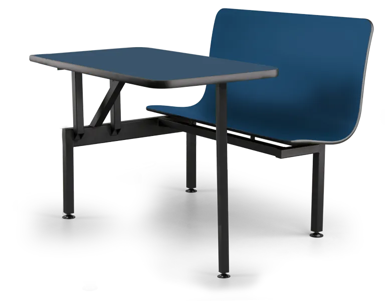 JustChair CONT-ADA-59 Contour Table Unit, 49in L, ADA Compliant, Black, Laminated Top, Welded Steel Frame