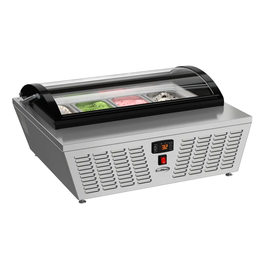 Koolmore KM-CGDR-4P Ice Cream Freezer, 31.70"W X 25.60"D X 14.47"H, Countertop