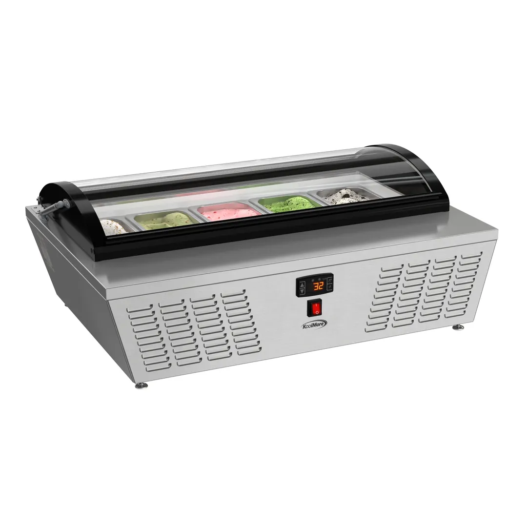 Koolmore KM-CGDR-5P Ice Cream Freezer, 38.38"W X 25.60"D X 14.60"H, Countertop