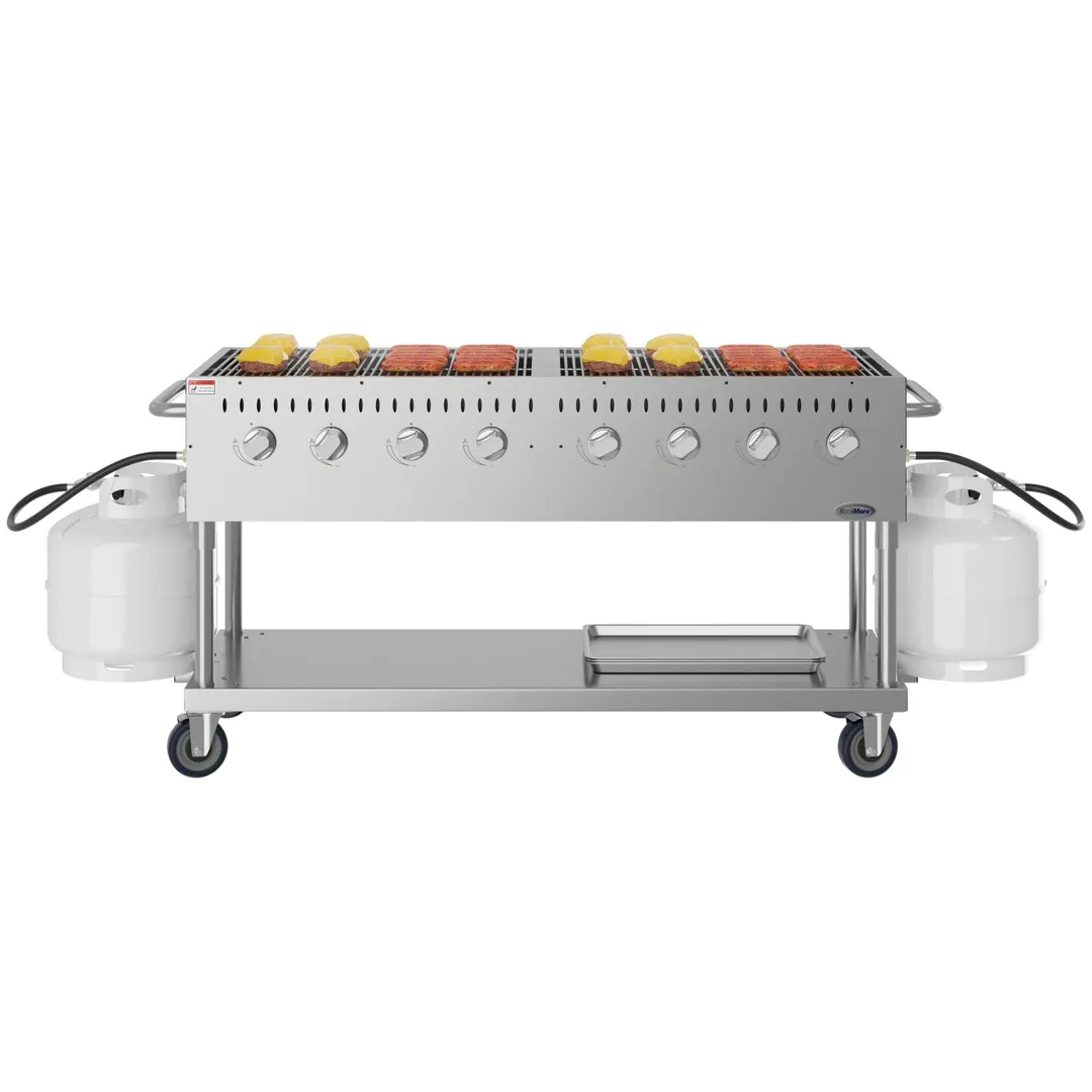 Koolmore KM-CGM-60 60" Outdoor Gas Grill, (8) Burner