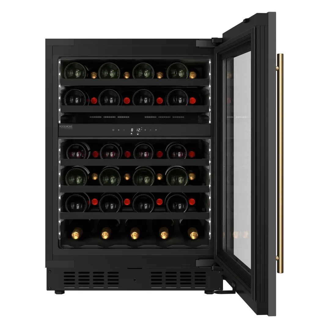 Koolmore KM-CW46DZ-BPR Reach-In Undercounter Refrigerator