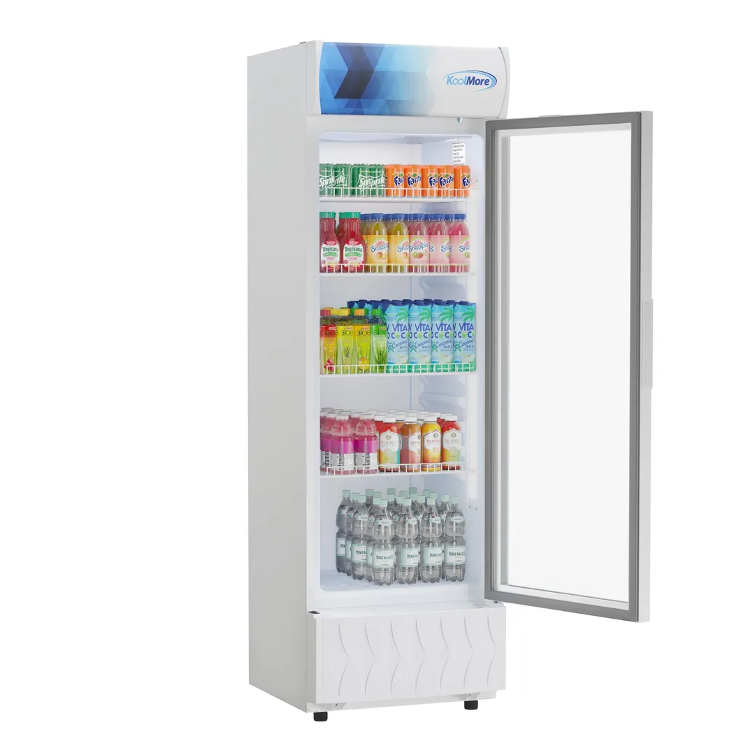 Koolmore KM-MDR-9CPWH 21" Merchandiser Refrigerator with Glass Door