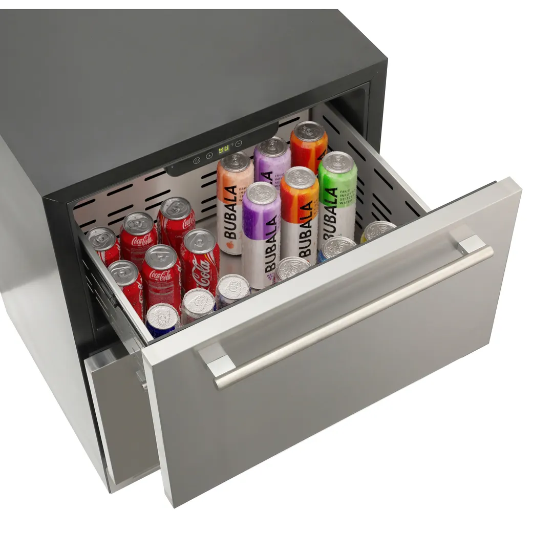 Koolmore KM-OKS-RD2 23" Refrigerator, 23.40"W x 22.50"D x 33.90"H, Stainless, Digital Temp