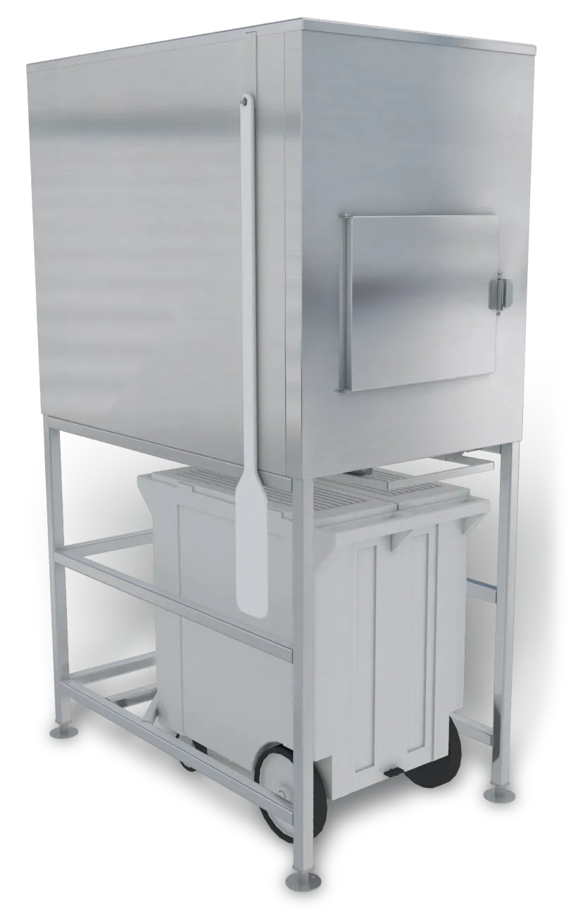 Kloppenberg SPS-1-G Shuttle Plus Storage Ice Bin, 30"-39" Wide, 900 lb, Stainless Roll-Under Cart