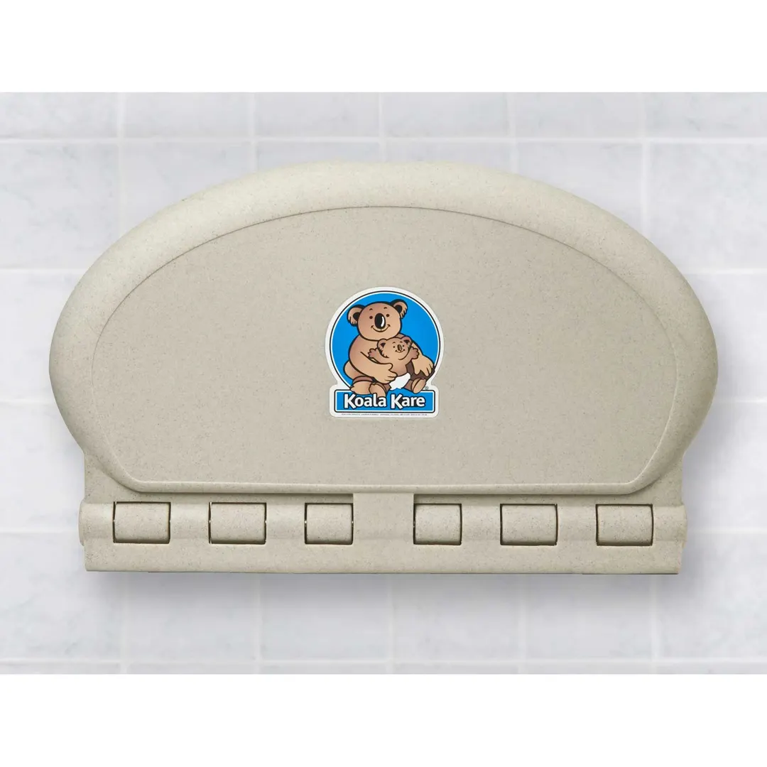 Koala KB208-14 Baby Changing Station, 34" W X 21" H X 4" D (21" D Open), Oval