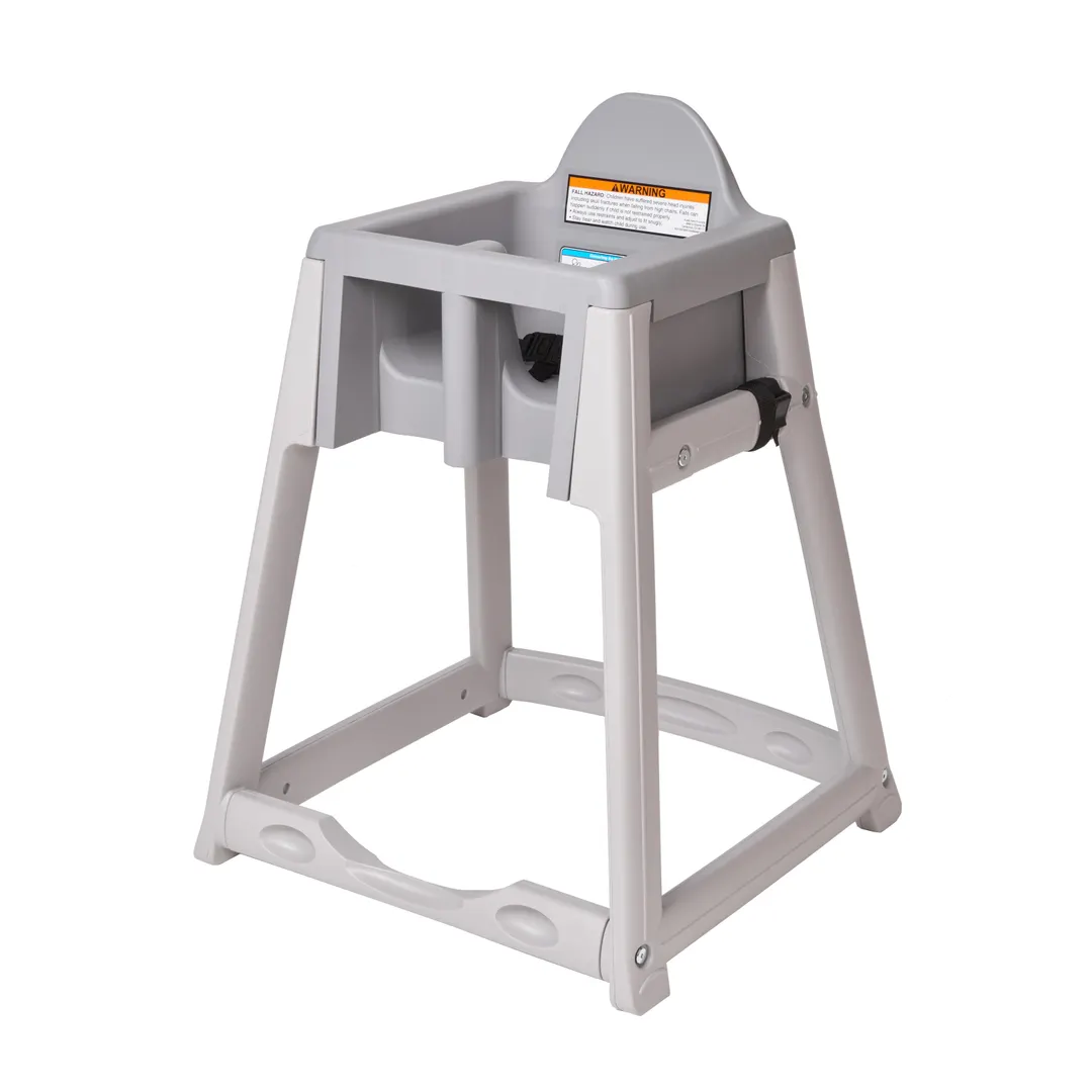 Koala KB977-01 Kidsitter High Chair, 22.25"W x 22.5"D x 31"H, Gray Frame/Gray Seat, Rotating Seat, ASTM Compliant