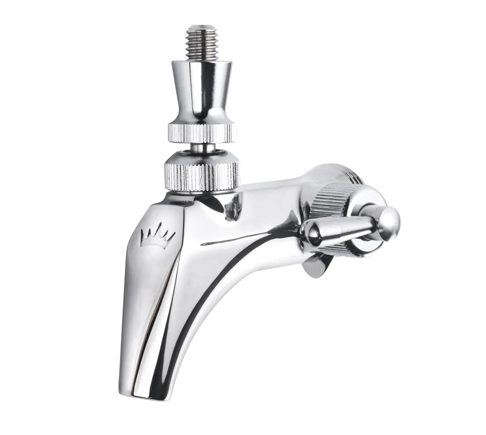 Krowne BC-925 Royal Series Flow Control Beer Faucet, Chrome Finish