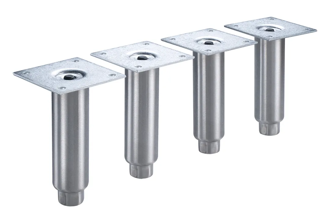 Krowne BS-100 Back Bar Cooler Legs, 6" Stainless Steel, Heavy‑Duty Set for Bar Refrigeration