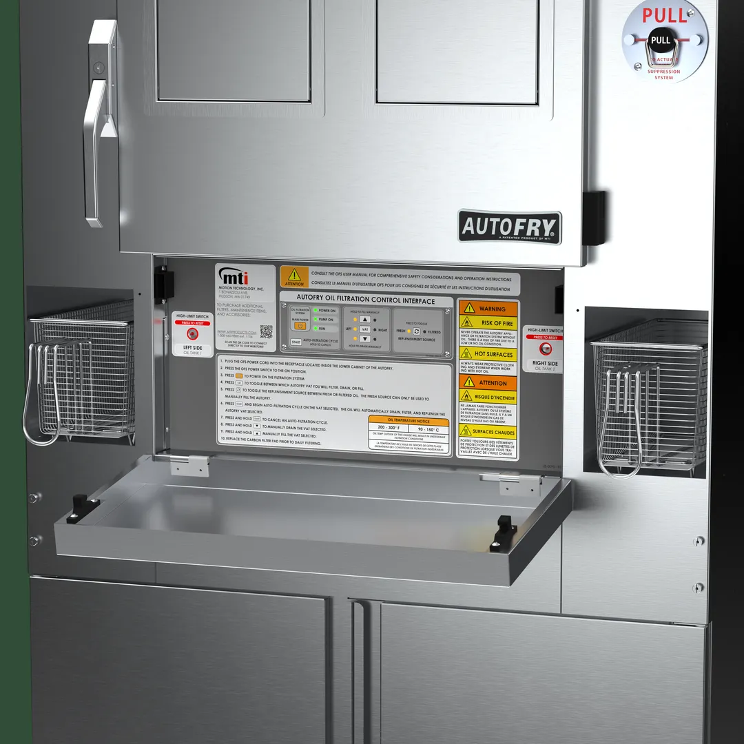MTI AutoFry MTI-40E PRO Ventless Fryer, Electric, Floor Model