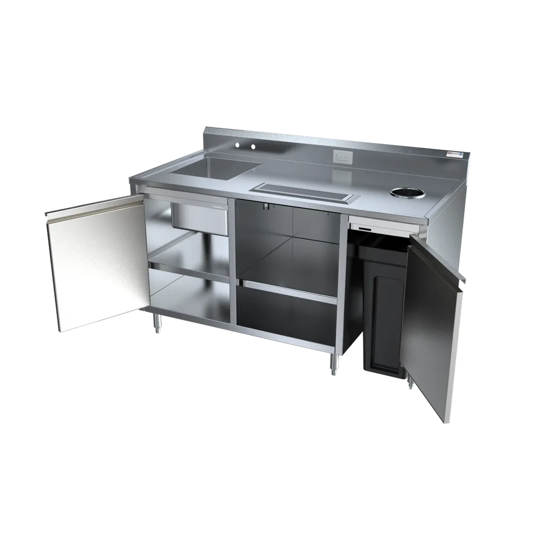 NBR Equipment BEV-T6030L Beverage Table/Counter, 60"W