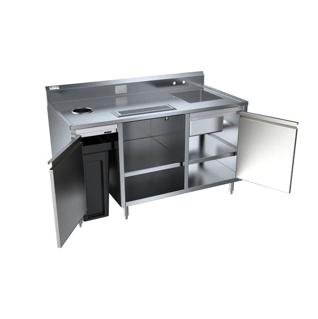 NBR Equipment BEV-T6030R Beverage Table/Counter, 60"W