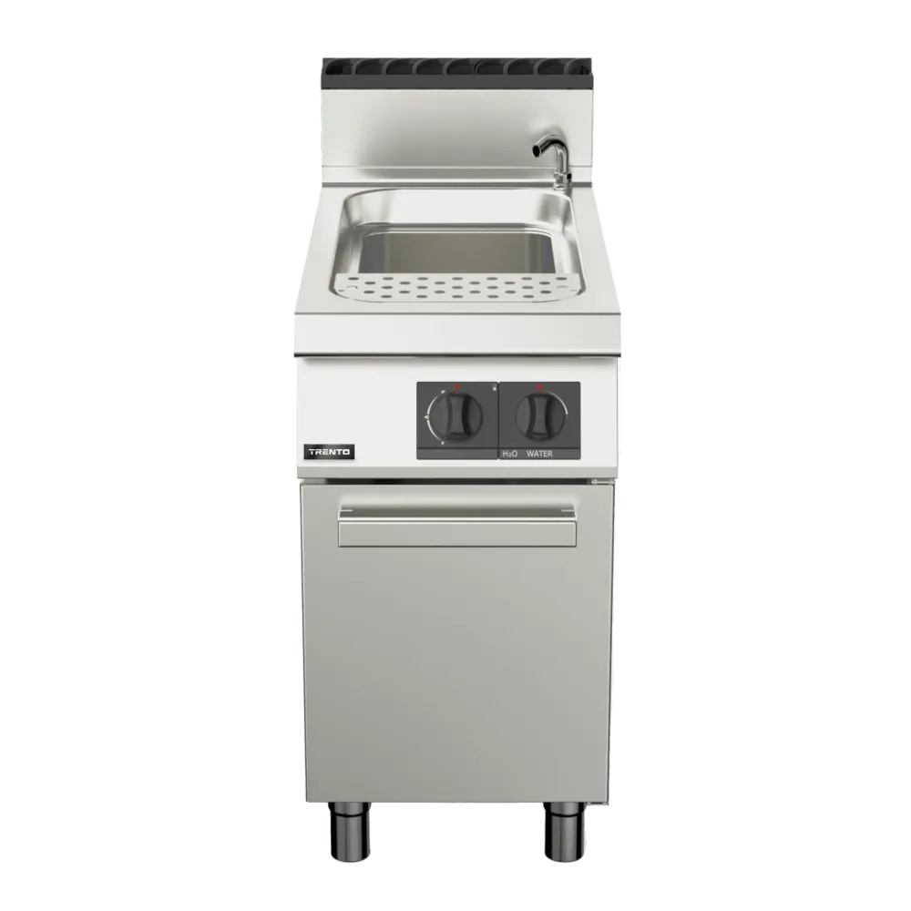Omcan USA 49097 11.89 Gallon Gas Pasta Cooker, Single Tank, 47.500 BTU