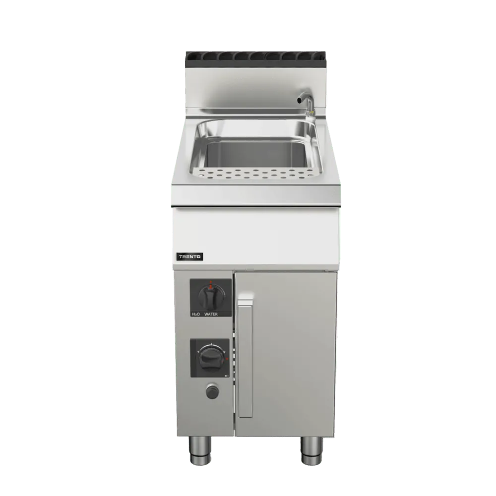 Omcan USA 49098 11.89 Gallon Gas Pasta Cooker, Single Tank, 78.000 BTU