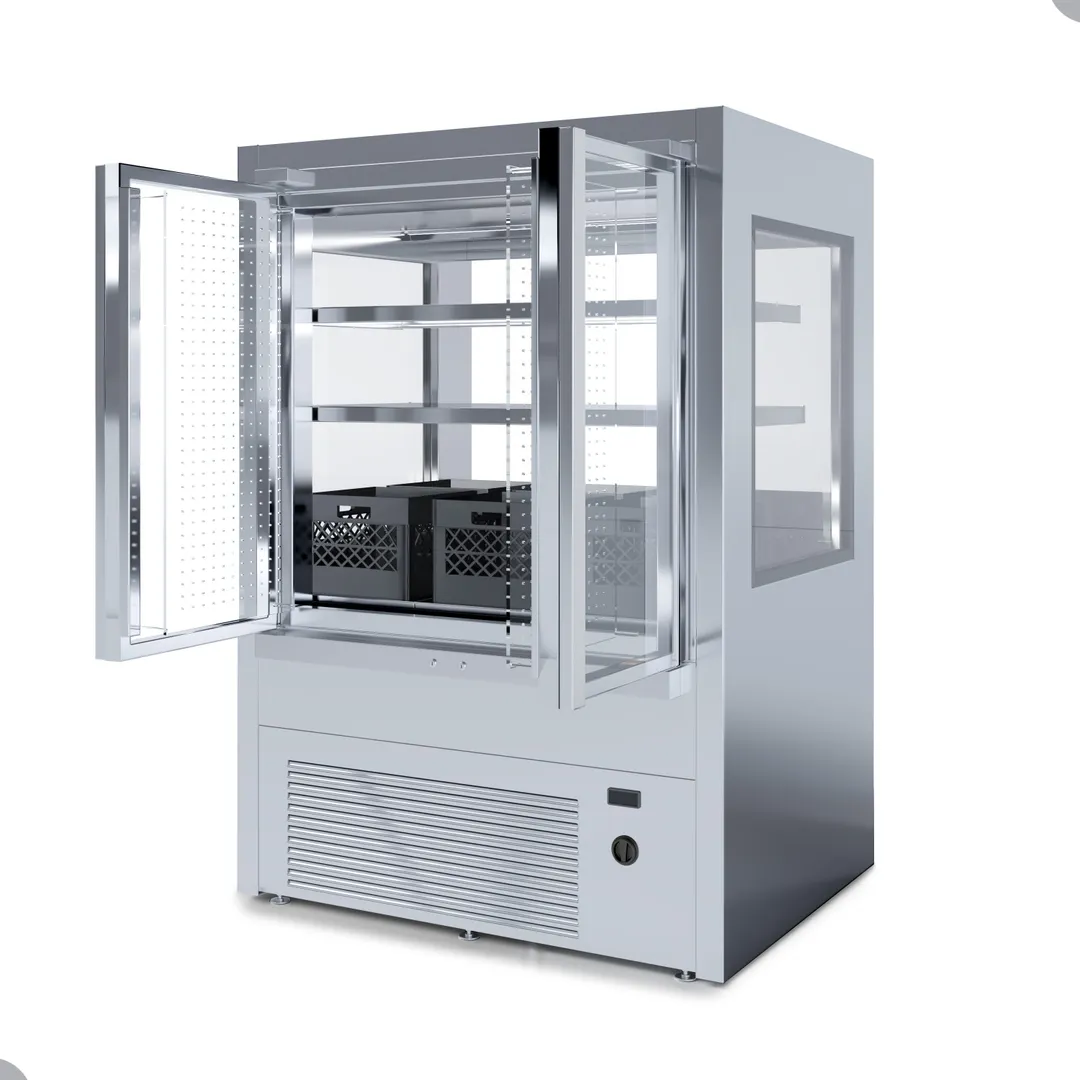 Oscartek MURO MILK 850 39" Milk Cooler 30" Deck 304 Steel Doors Digital Control Air‑Cooled 208‑220V