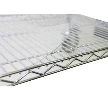 Serv-Ware SMC2448CWP Clear PVC Shelf Mat, 48"W x 24"D for Restaurant Shelving