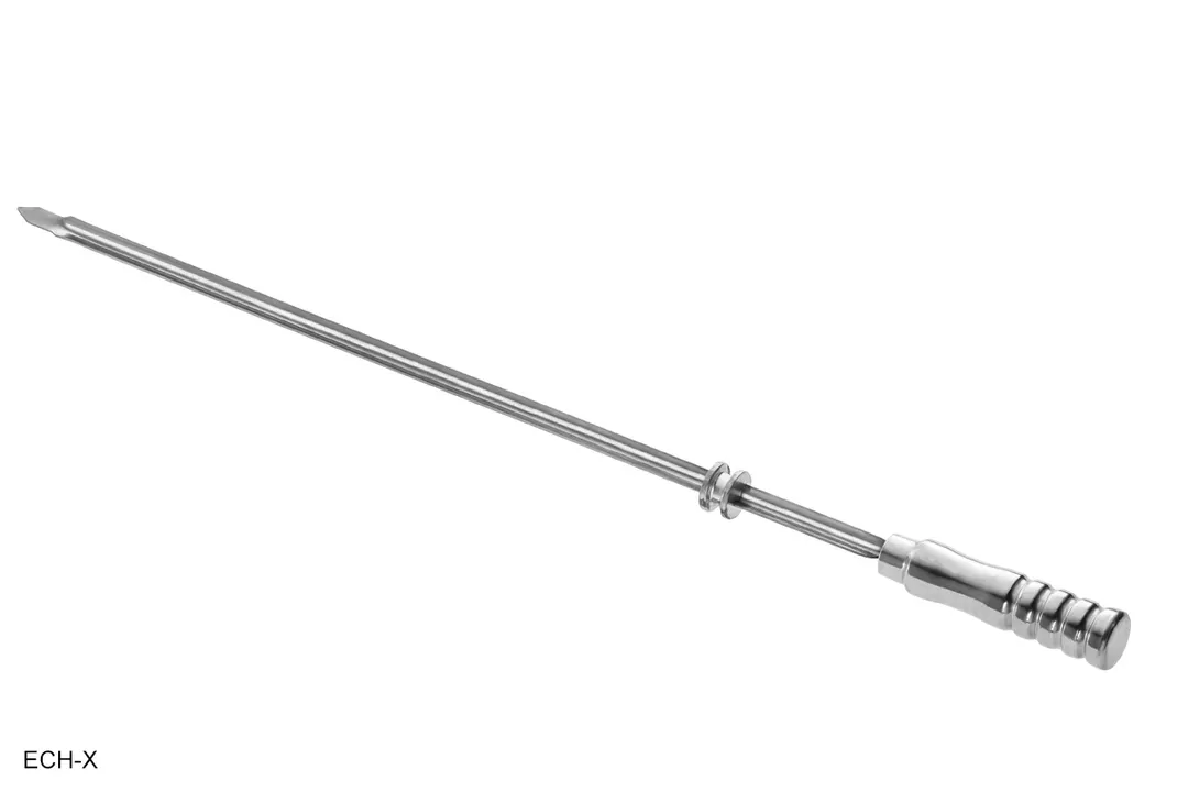 Skyfood ECH-X Skewer – 29" X 1" X 1", Stainless Steel With Aluminum‑Coated Wooden Handle