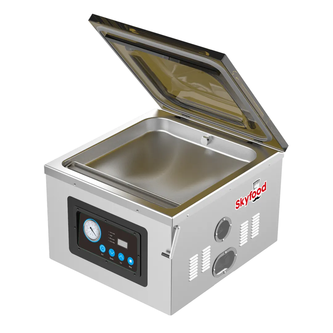 Skyfood SVP16 Automatic Chamber Vacuum Sealer, 16" Removable Seal Bar, 16.8"x17.8"x4" Chamber, 1150W, 120V