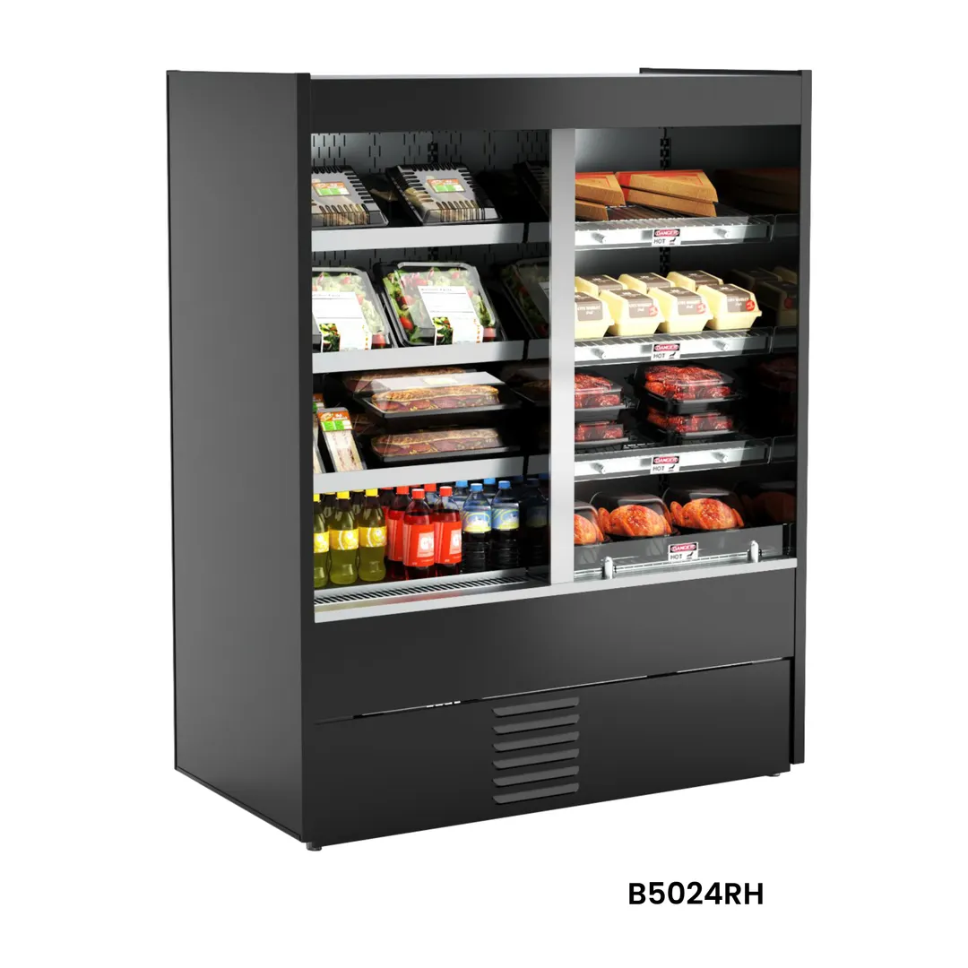 Structural Concepts B5024RH Refrigerated/Heated Case 50"W×26‑1/8"D×63‑3/8"H, EnergyWise, Free‑Standing