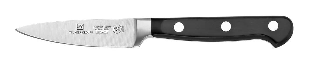 Thunder Group SLKF302 Paring Knife, 3-1/2" Blade, Forged, German Steel