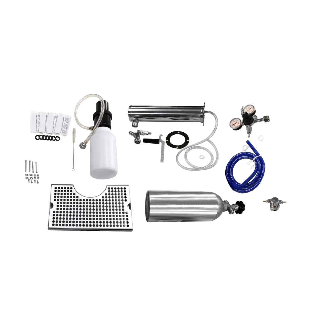 Viking Commercial ULATAPSINGLE Tower Kit – Head, CO₂ Tank/Regulator, Tubing/Clamps, Drip Tray