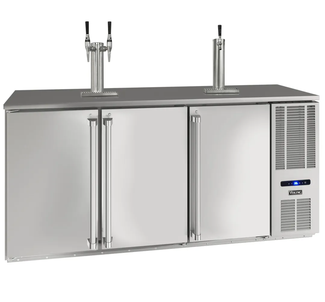 Viking Commercial VCBR672-SS01A 72" Reach-In Cooler, 19.74 cu ft, 72" Wide, Steel, LED, Compressor