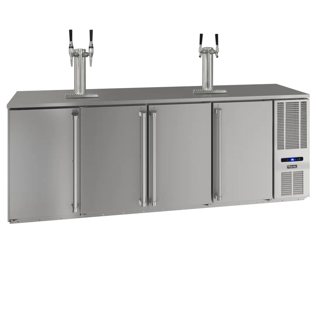 Viking Commercial VCBR692-SS01A 92" Bar Cooler, 28.5 cu ft, Stainless, LED 115V, NSF/ANDSI Certified