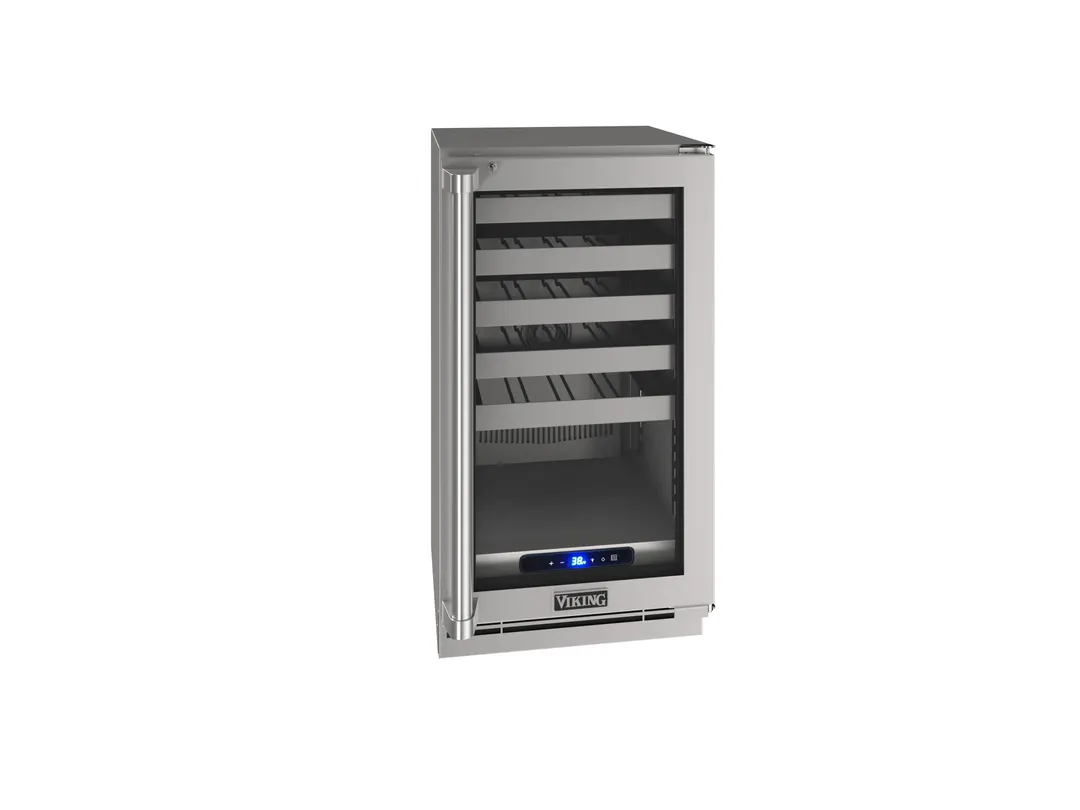 Viking Commercial VCWC518-SG33A 33" H x 17.75" W x 22.94" D Steel Wine Cooler, 3.7 cu ft