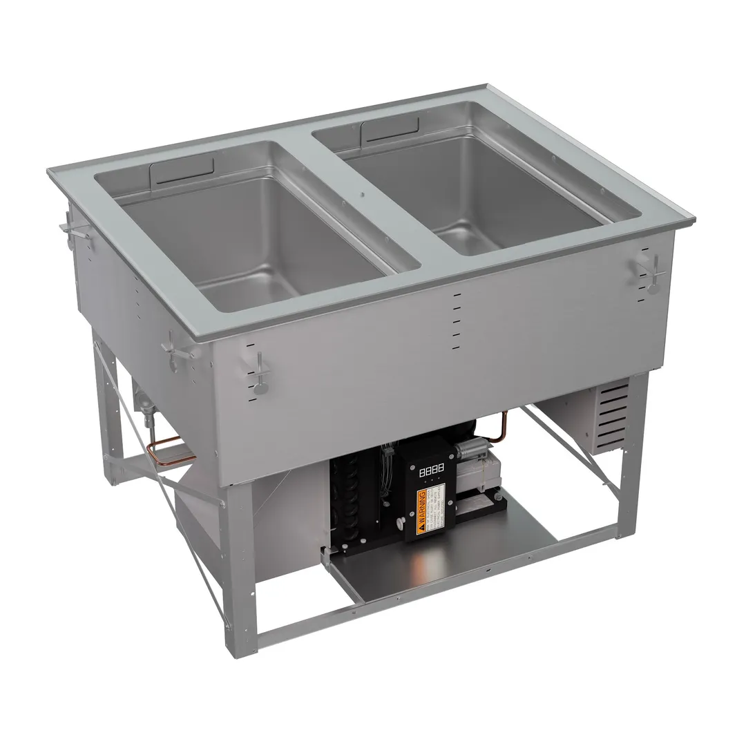 Vollrath FC-HCF-02208 Hot/Cold/Frozen Food Well Unit, Drop-In, 2-Well