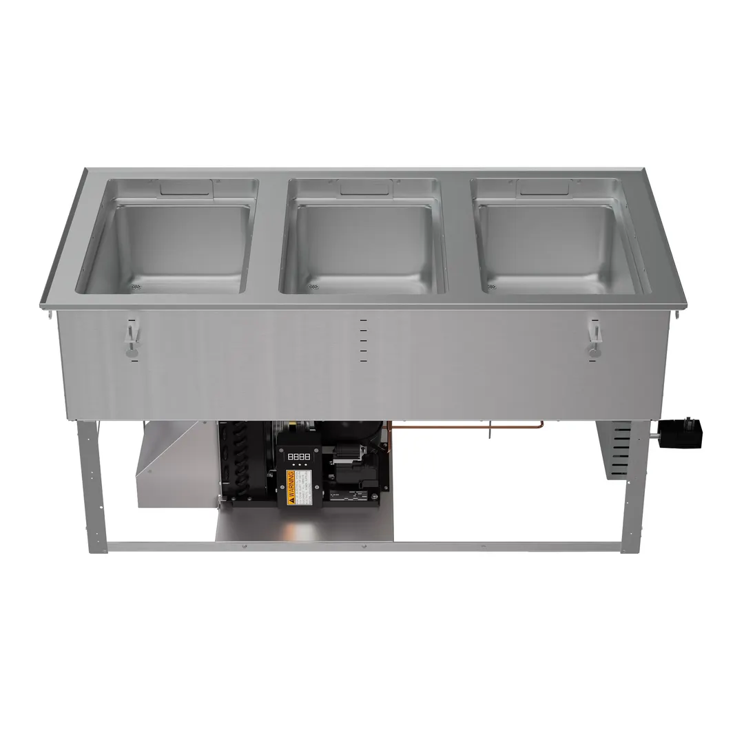 Vollrath FC-HCF-03208-AD Hot/Cold/Frozen Food Well Unit, Drop-In, 3-Well