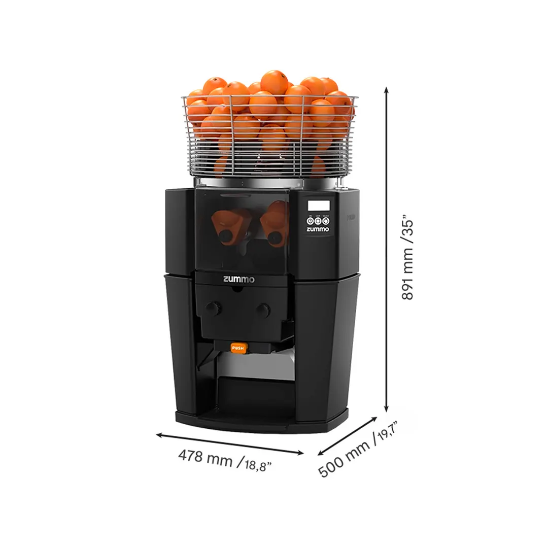 Zummo Z14-N 33" Z14 Nature Series Orange Commercial Juicer - 16 Fruits Per / Minute