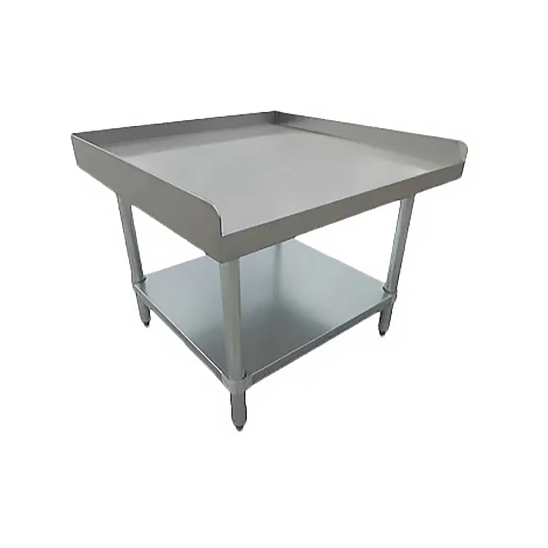 Serv-Ware ESS2436W-CWP 36" Deluxe Series Stainless Steel Equipment Stand - 18 gauge undershelf