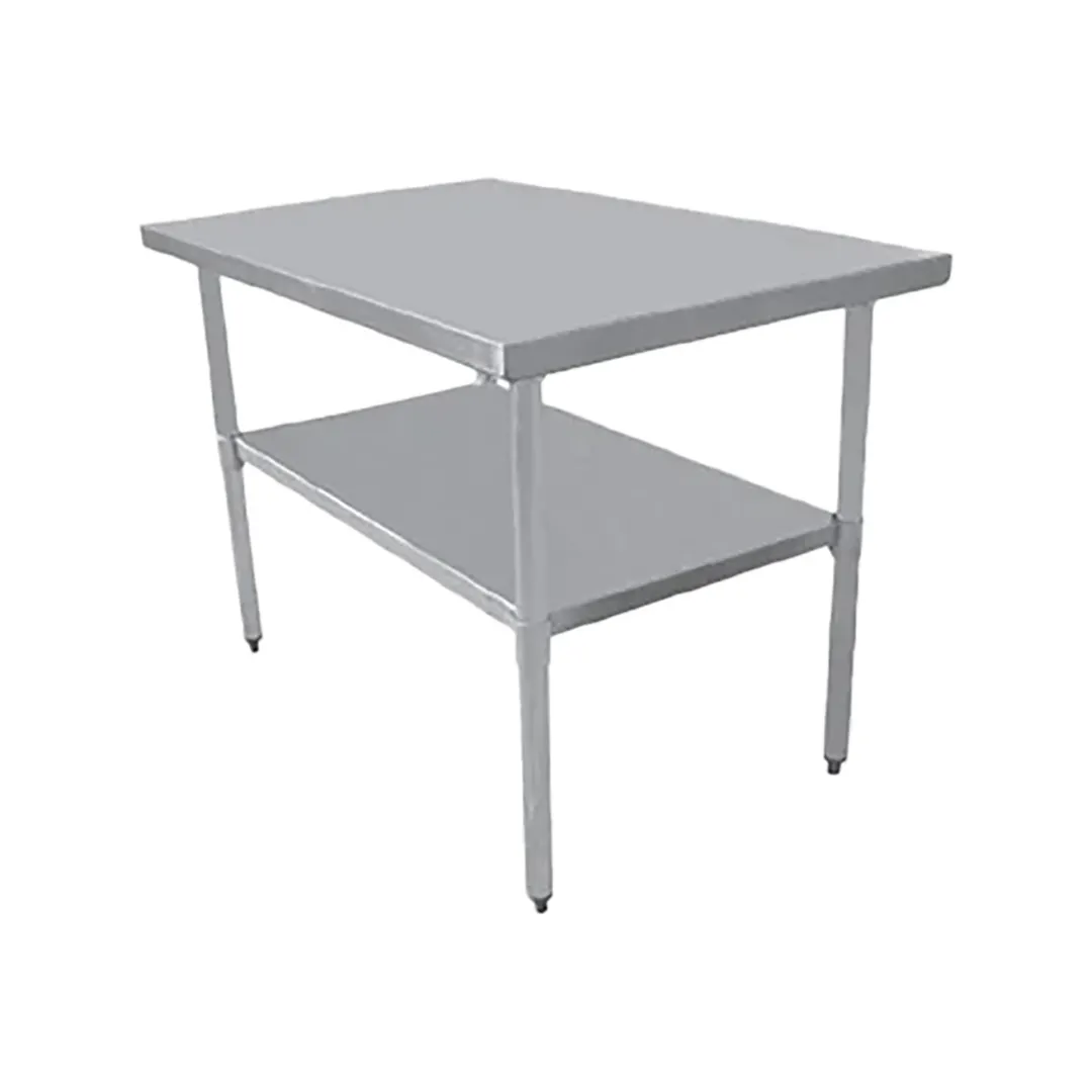 Serv-Ware T3036CWP-4 Economy Series Work Table,Stainless Steel Top /36"W x 30"D x 35"H -18/430