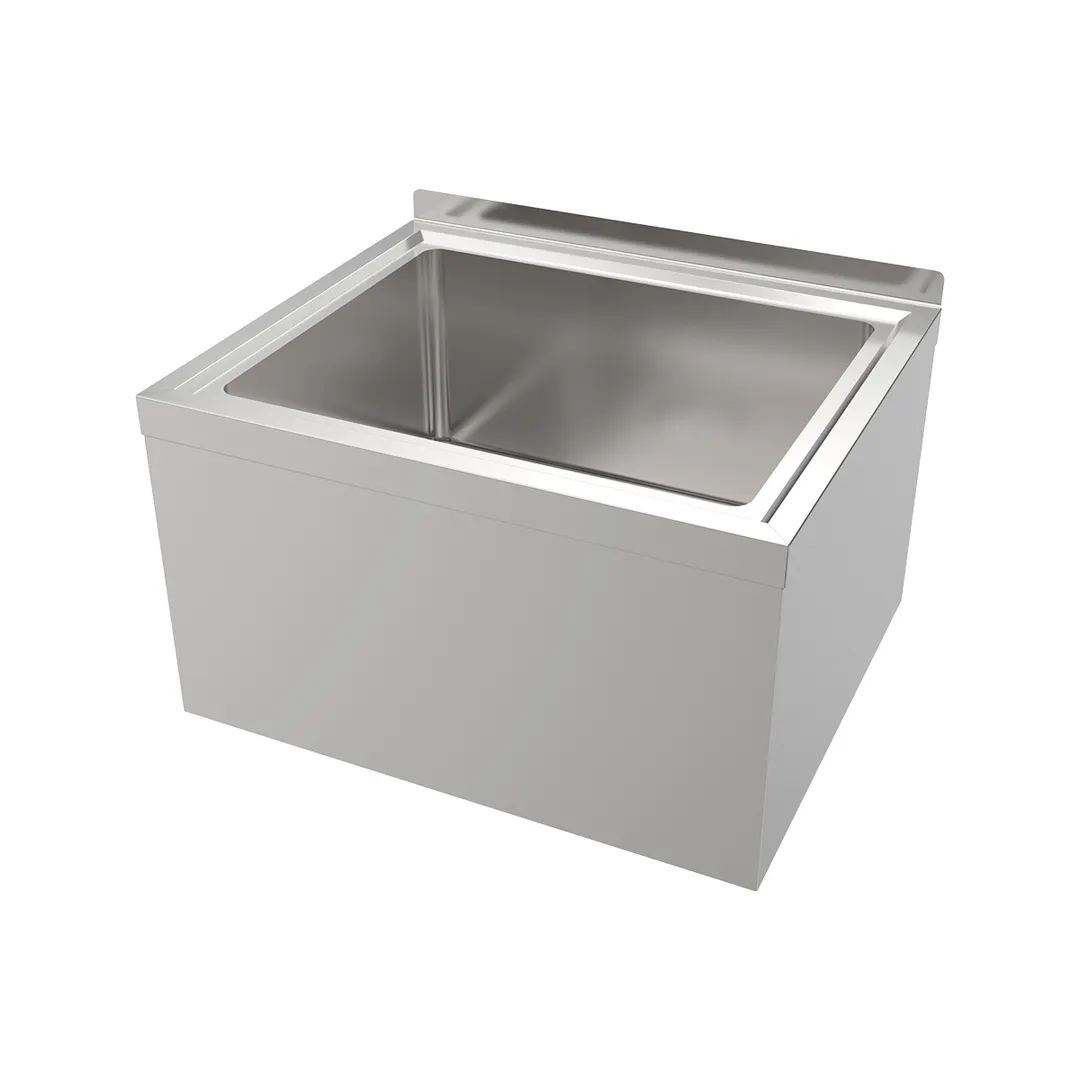 American Tables & Seating MET-SEM-201610 24" Mop Sink, 20"W x 16"L x 10"D Bowl