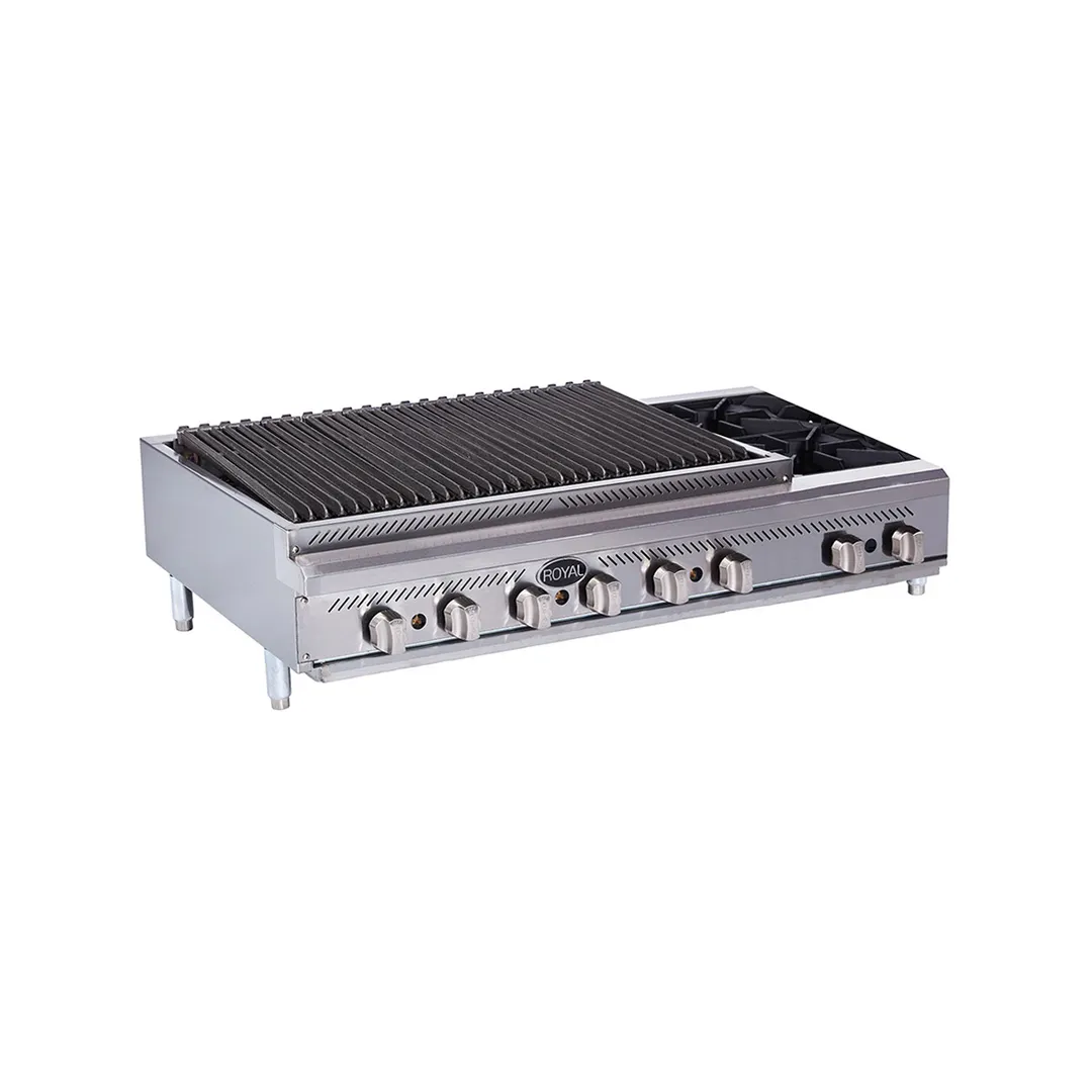 Royal Range of California RRB-18OB2 30" Countertop Gas Radiant Charbroiler / Hotplate, 105.000 BTU