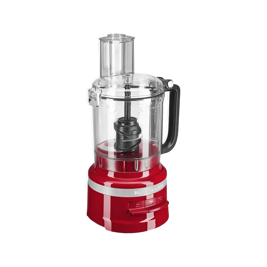 KitchenAid KFP0921ER 9‑Cup, 3‑Speed Food Processor, Empire Red