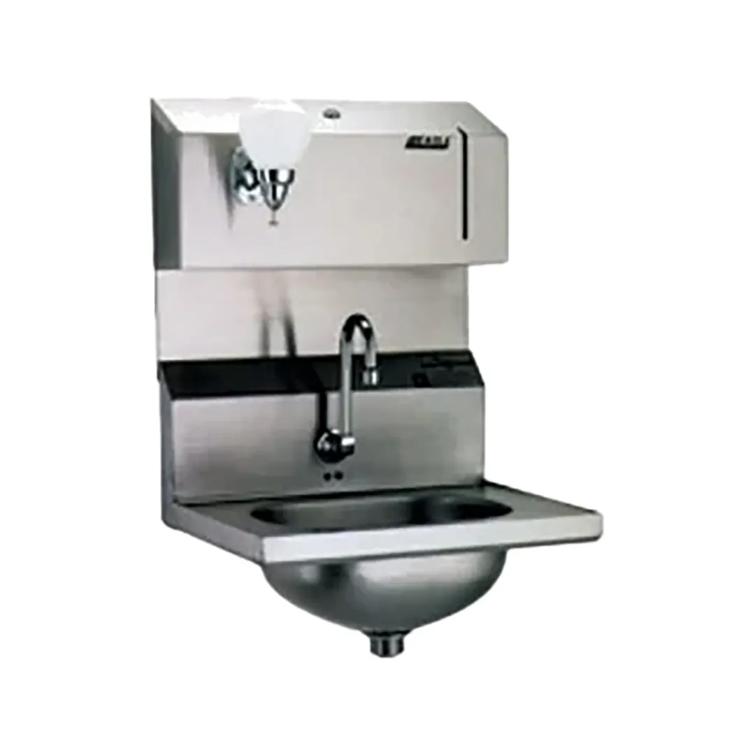Eagle Group HSA-10-FDPE-1X 19" Wall Mounted Hand Sink w/ e-Faucet, Soap & Towel Dispenser / flyer