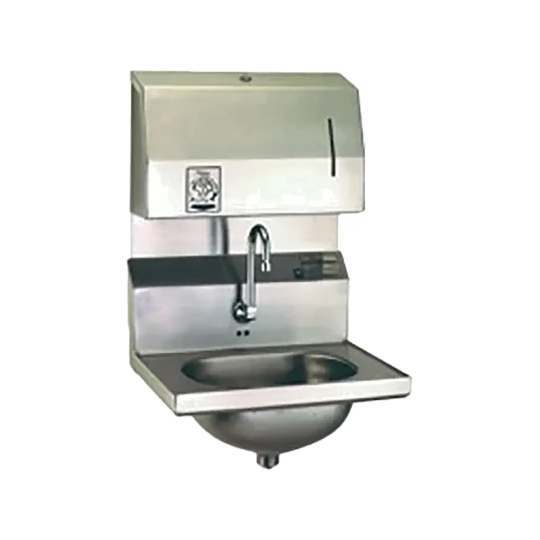 Eagle Group HSA-10-FDPEE 19" Wall Mounted Hand Sink w/ e-Faucet, Soap & Towel Dispenser