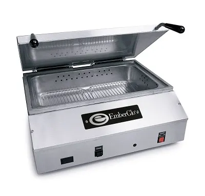 EmberGlo ES10PB-5401000 (Es10) Steamer, Full Size Food Pan, Top Opening