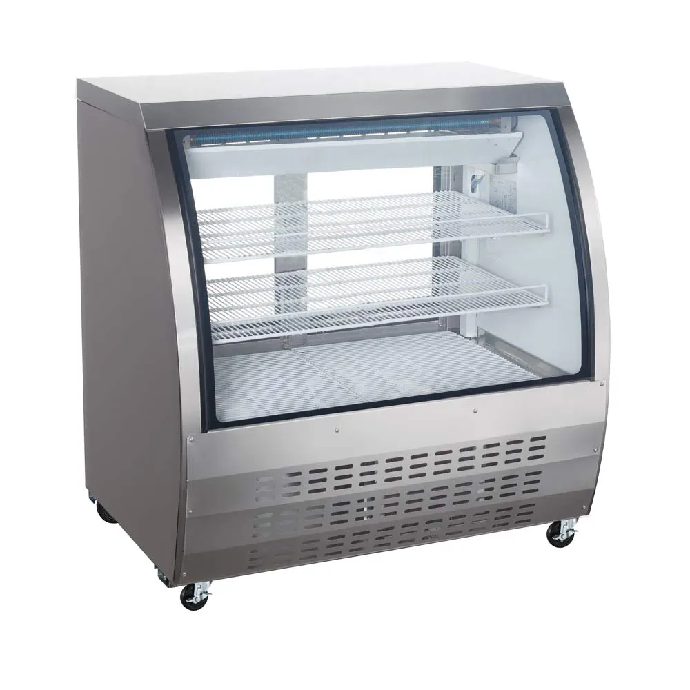 Coldline DC36-SS 36" Curved Refrigerated Deli Display Case